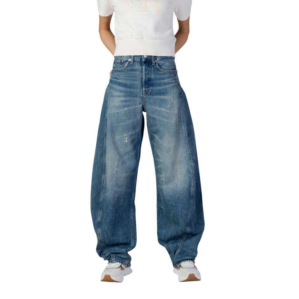 Tommy Hilfiger Jeans Blue Recycled Cotton Flared Jeans