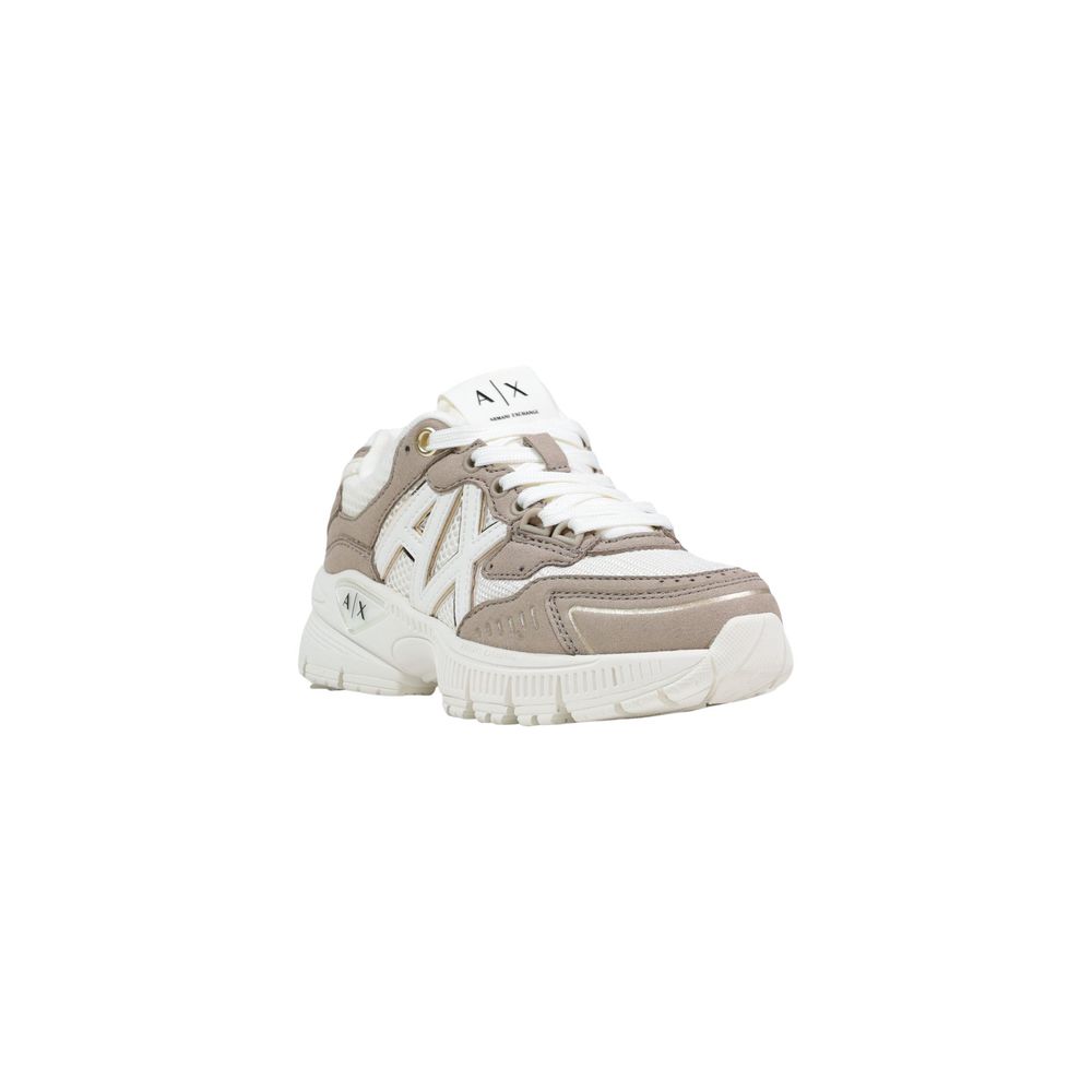 Armani Exchange Brown Polyamide Athletic Sneakers
