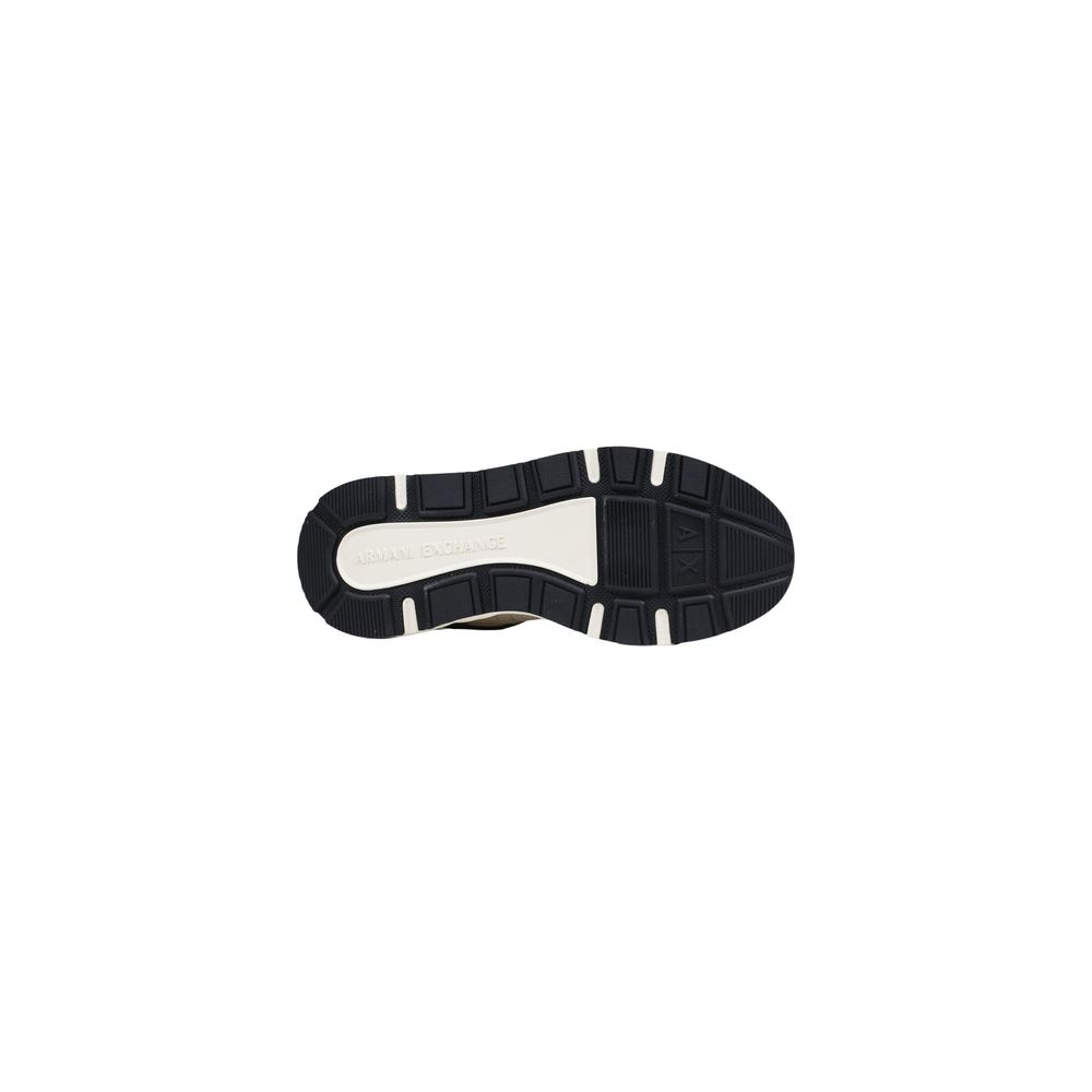 Armani Exchange Green Polyester Athletic Sneakers