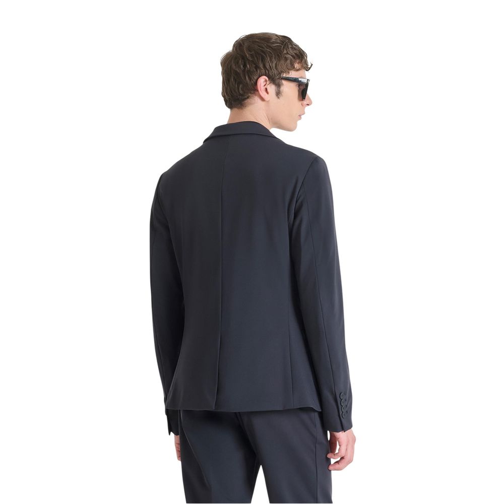Antony Morato Blue Polyamide Blazer