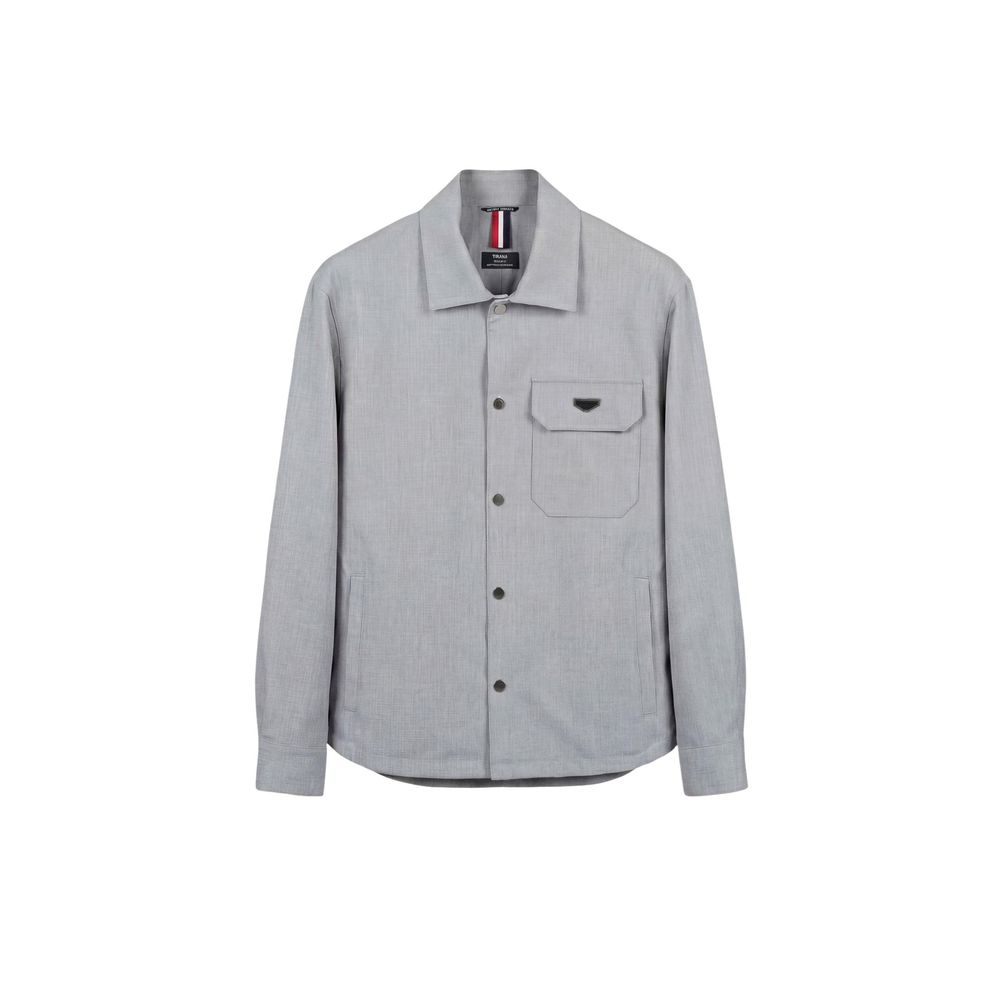 Antony Morato Gray Polyester Dress Shirt