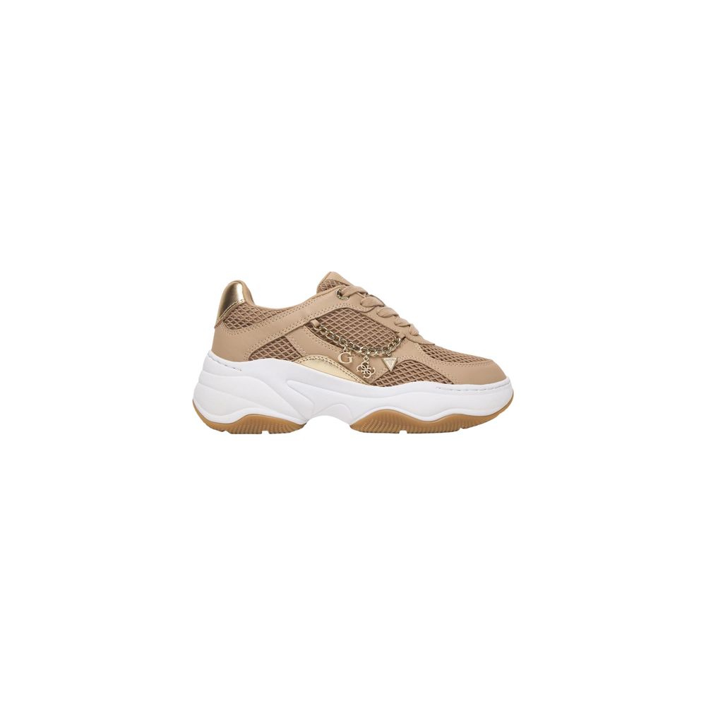 Guess Beige Polyethylene Chunky Sneakers