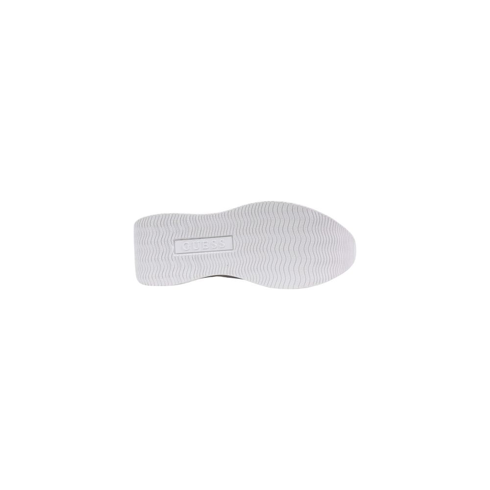 Guess White Polyethylene Platform Sneakers