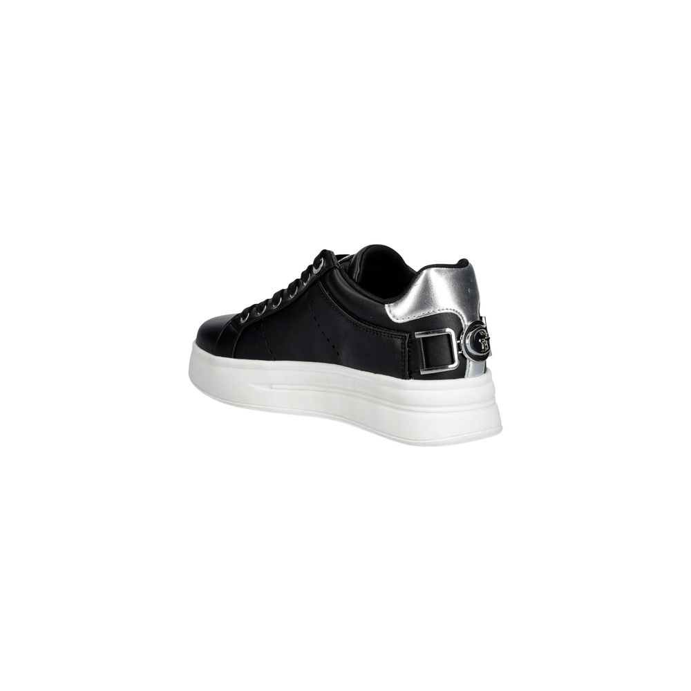 Guess Black Polyethylene Platform Sneakers