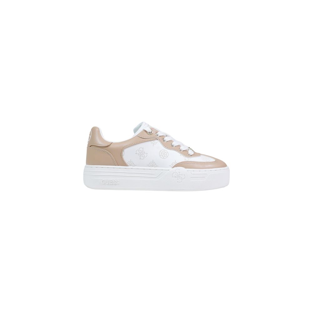 Guess Beige Polyethylene Low Top Sneakers