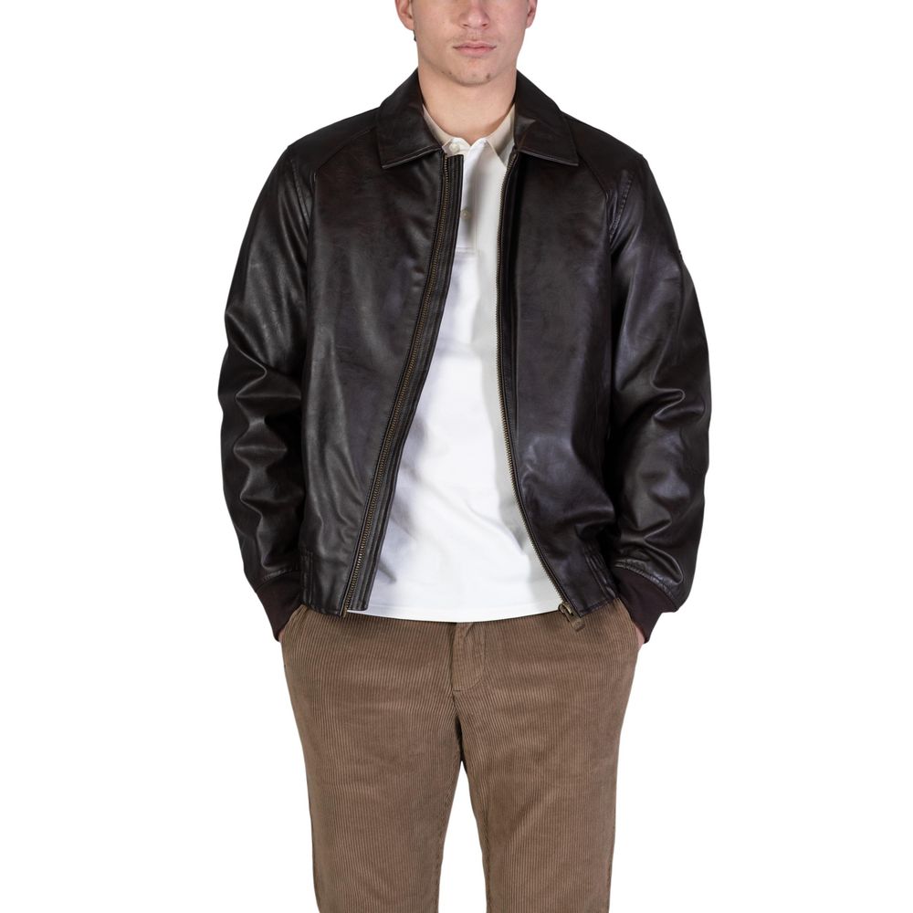 Guess Brown Polyethylene Bomber