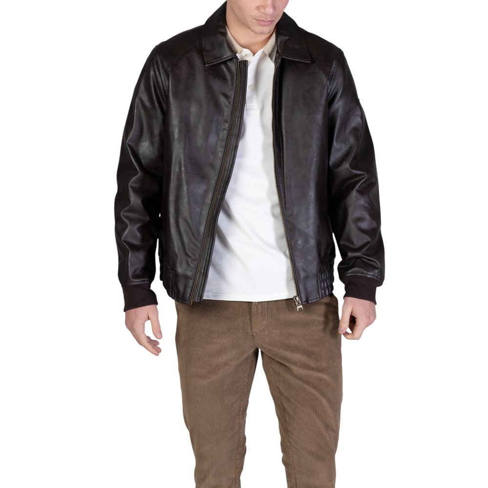 Guess Brown Polyethylene Bomber
