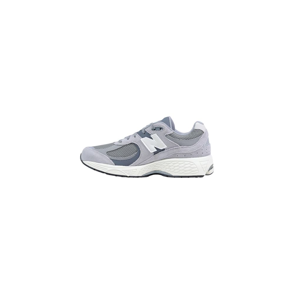 New Balance Gray Leather Athletic Sneakers