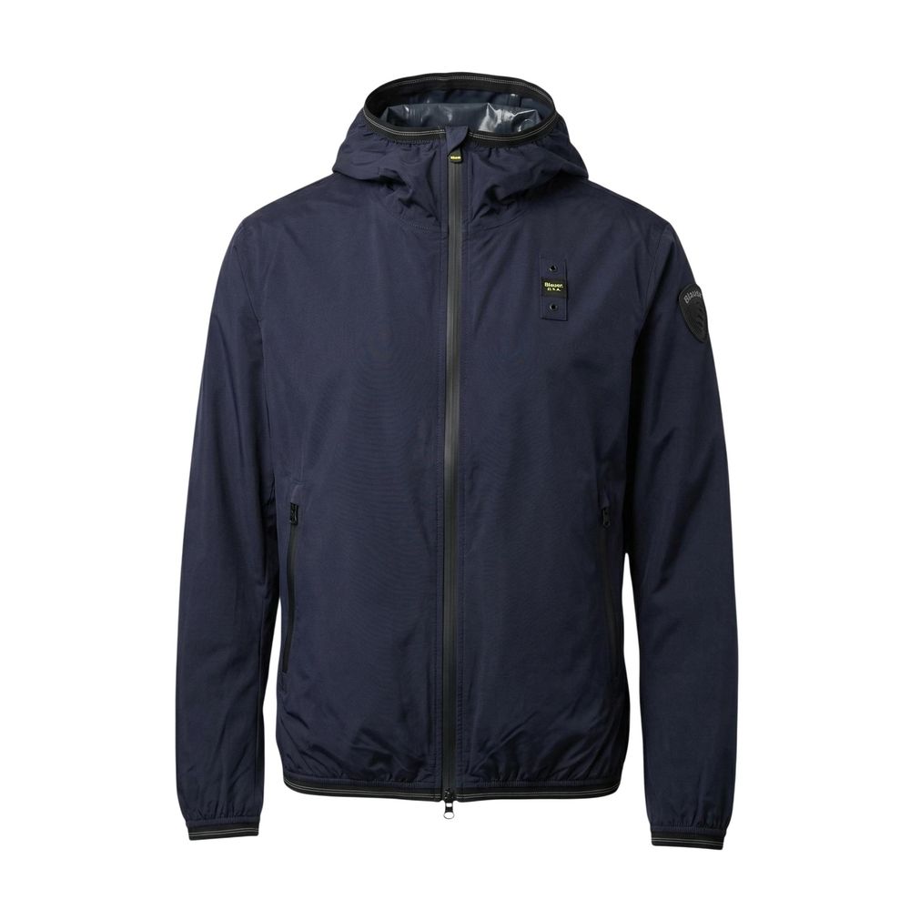 Blauer Blue Polyamide Shell Jacket
