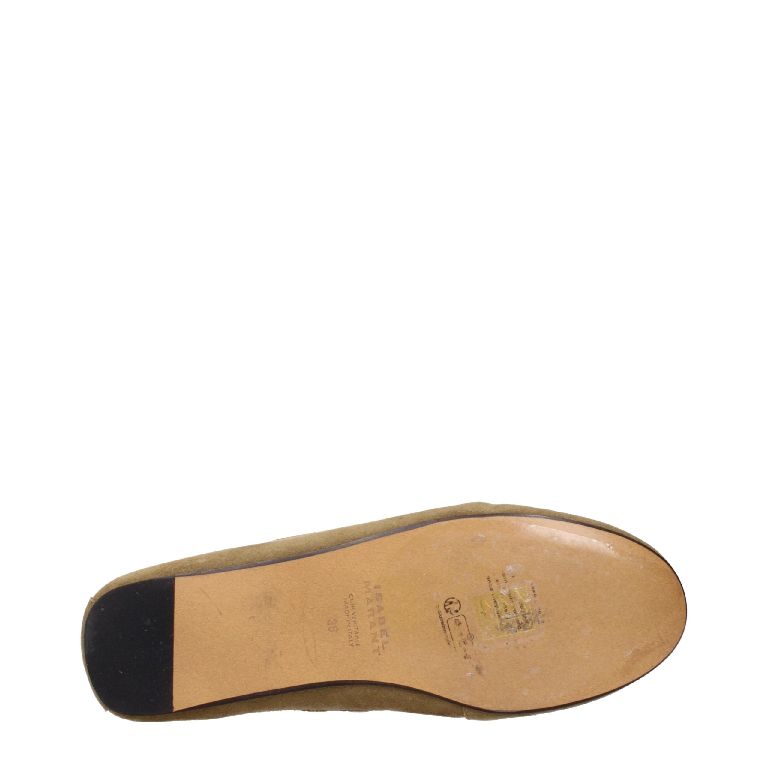 Isabel Marant Brown Leather Slip-On Loafers