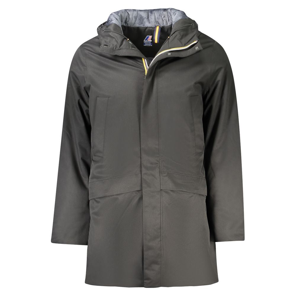 K-WAY Nero Poliestere Men's Jacket