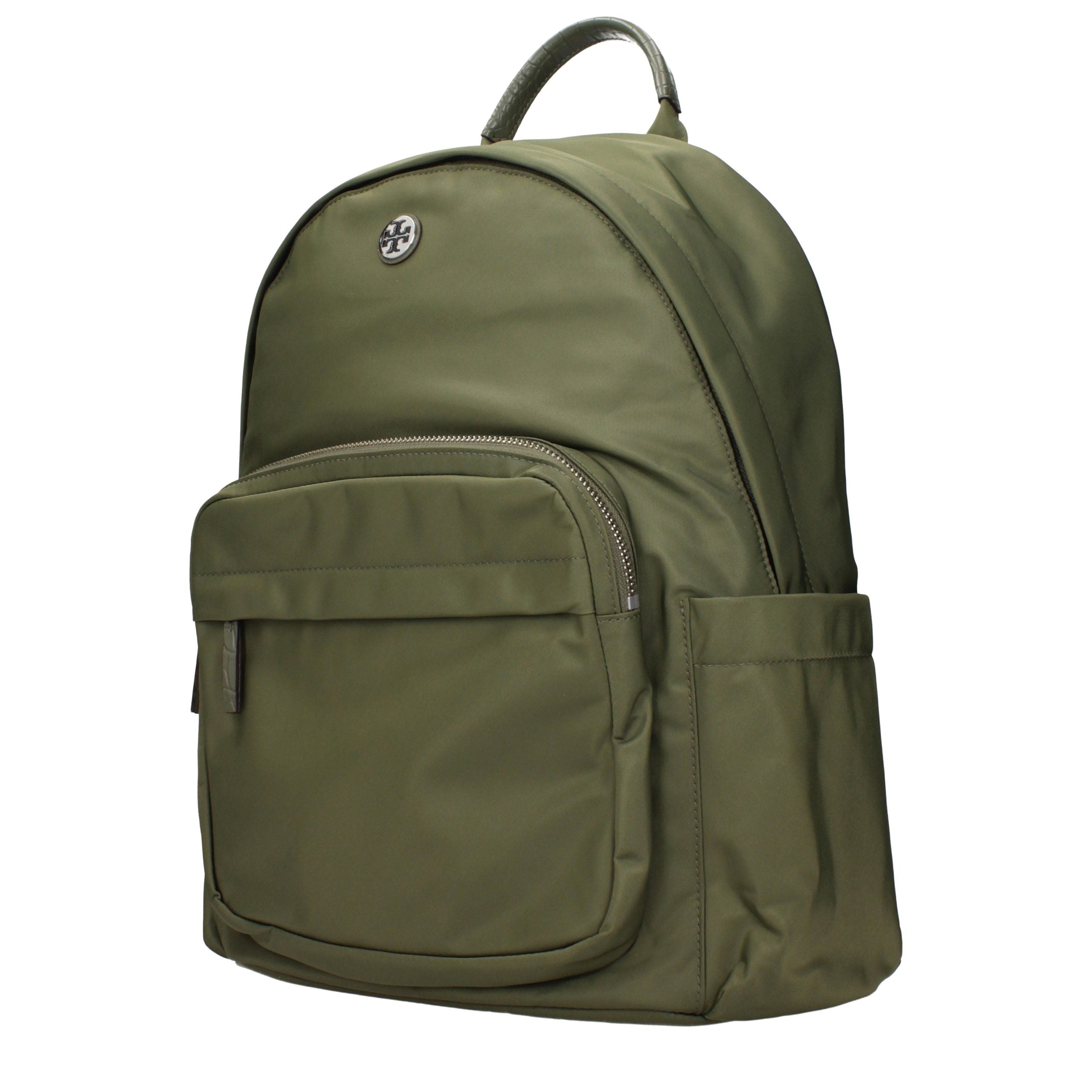 Tory Burch Green Nylon Backpack