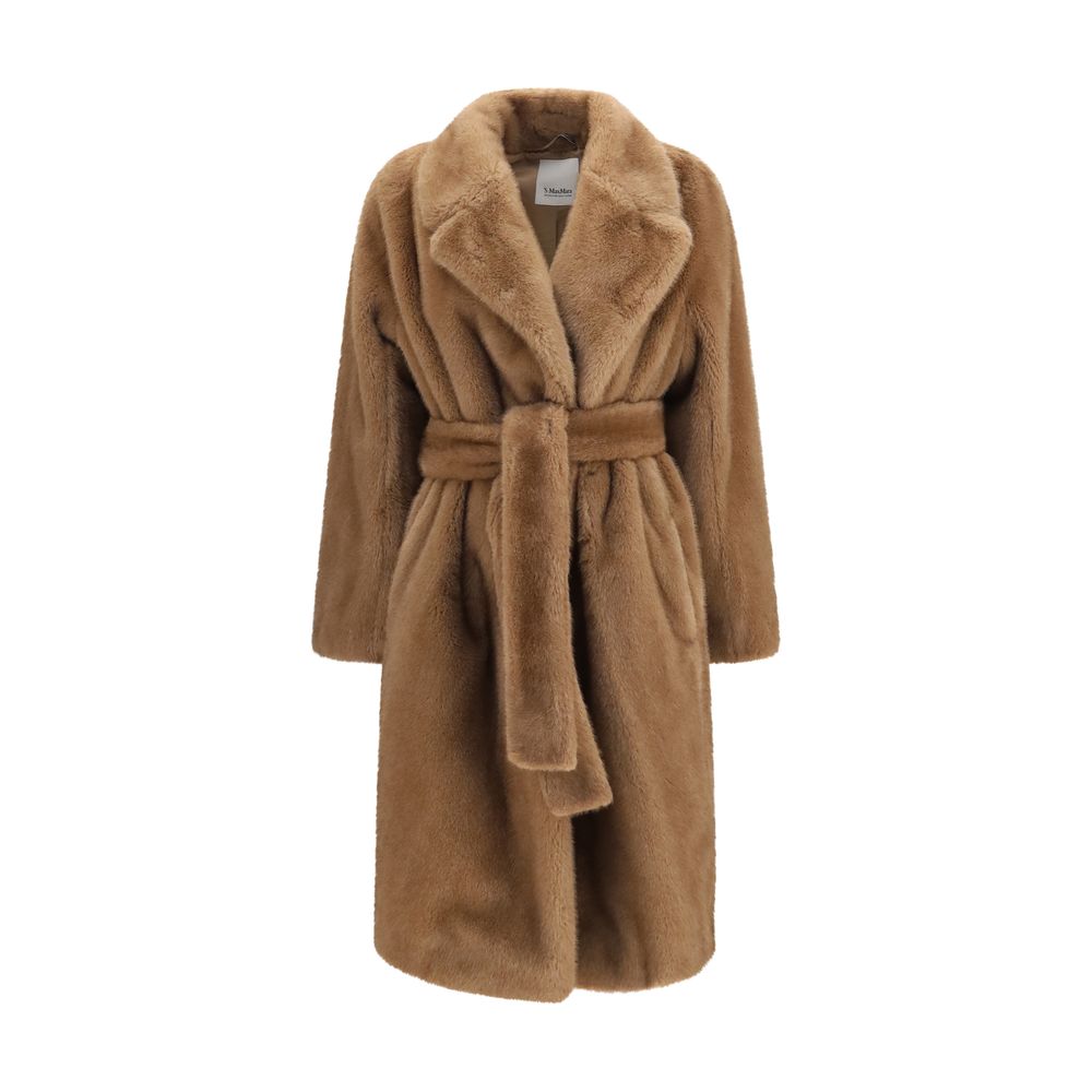 'S Max Mara Beige Polyester Coat