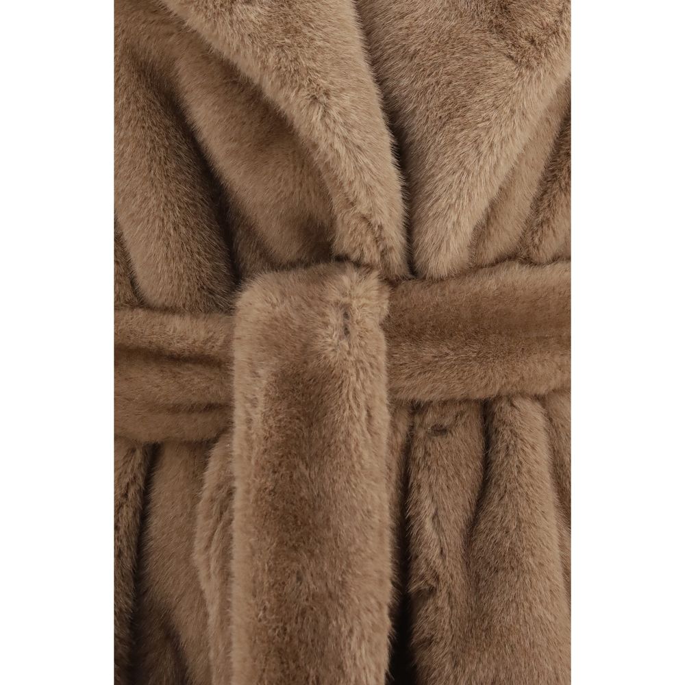 'S Max Mara Beige Polyester Coat