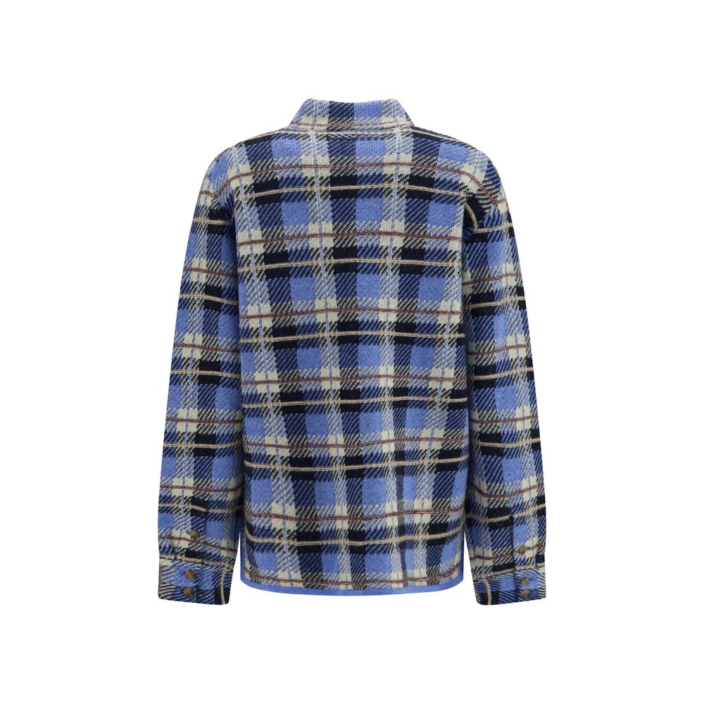Guest in Residence Blue Cashmere Dress Shirt