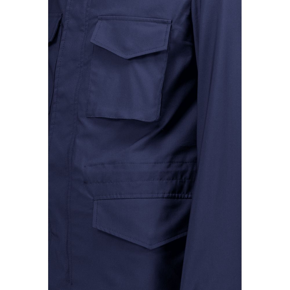 Autore Navy Blue Cotton Jacket