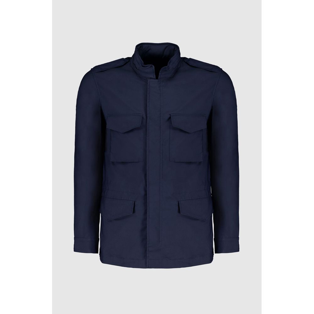 Autore Navy Blue Cotton Jacket