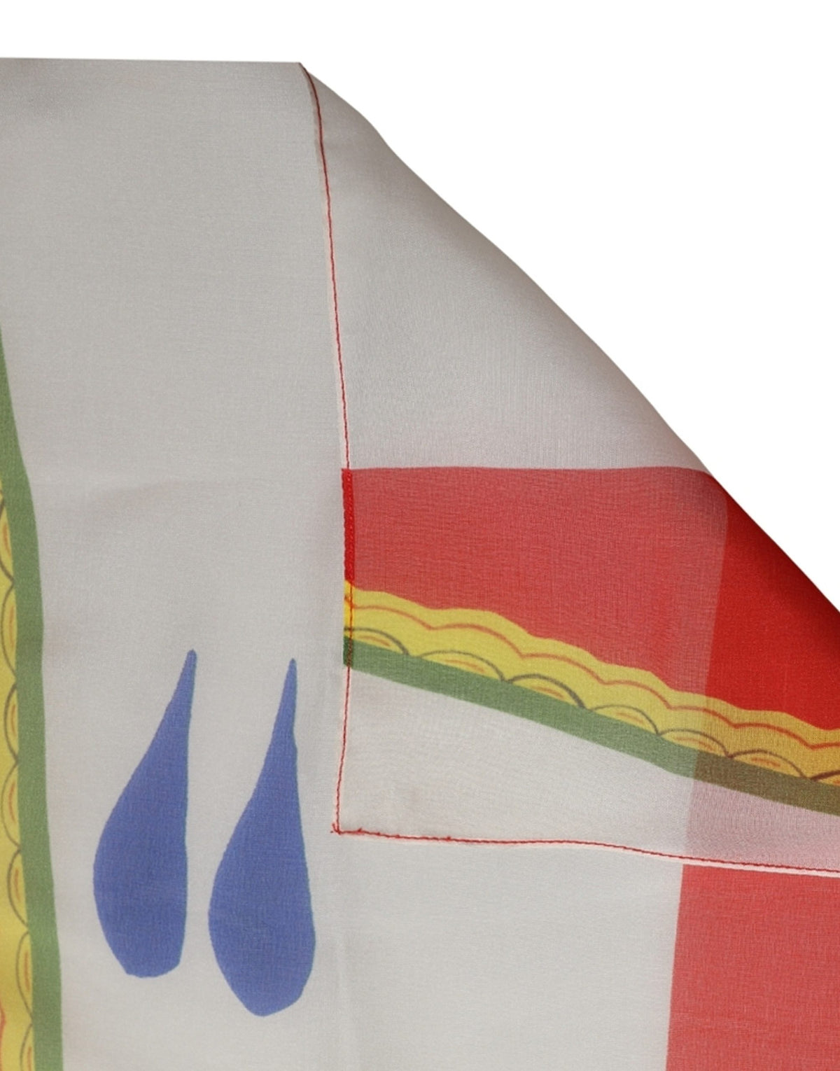 Dolce & Gabbana Multicolor Abstract Square Foulard Scarf