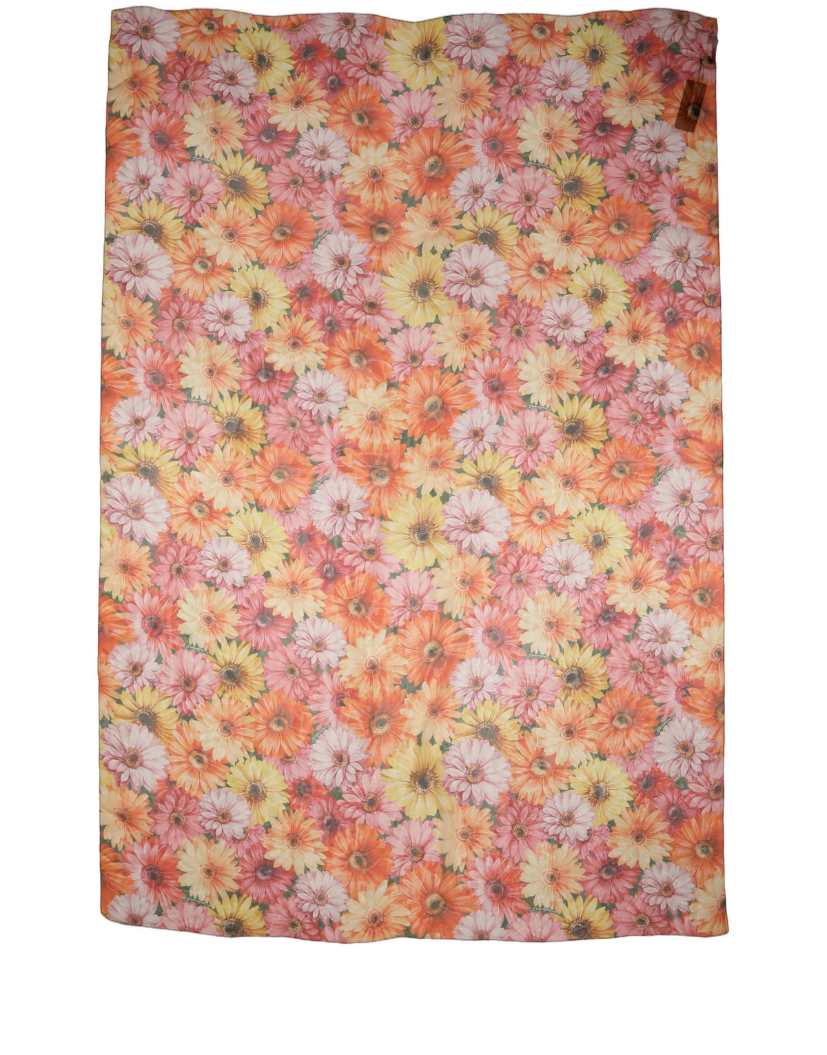 Dolce & Gabbana Multicolor Floral Silk Shawl Stole Scarf