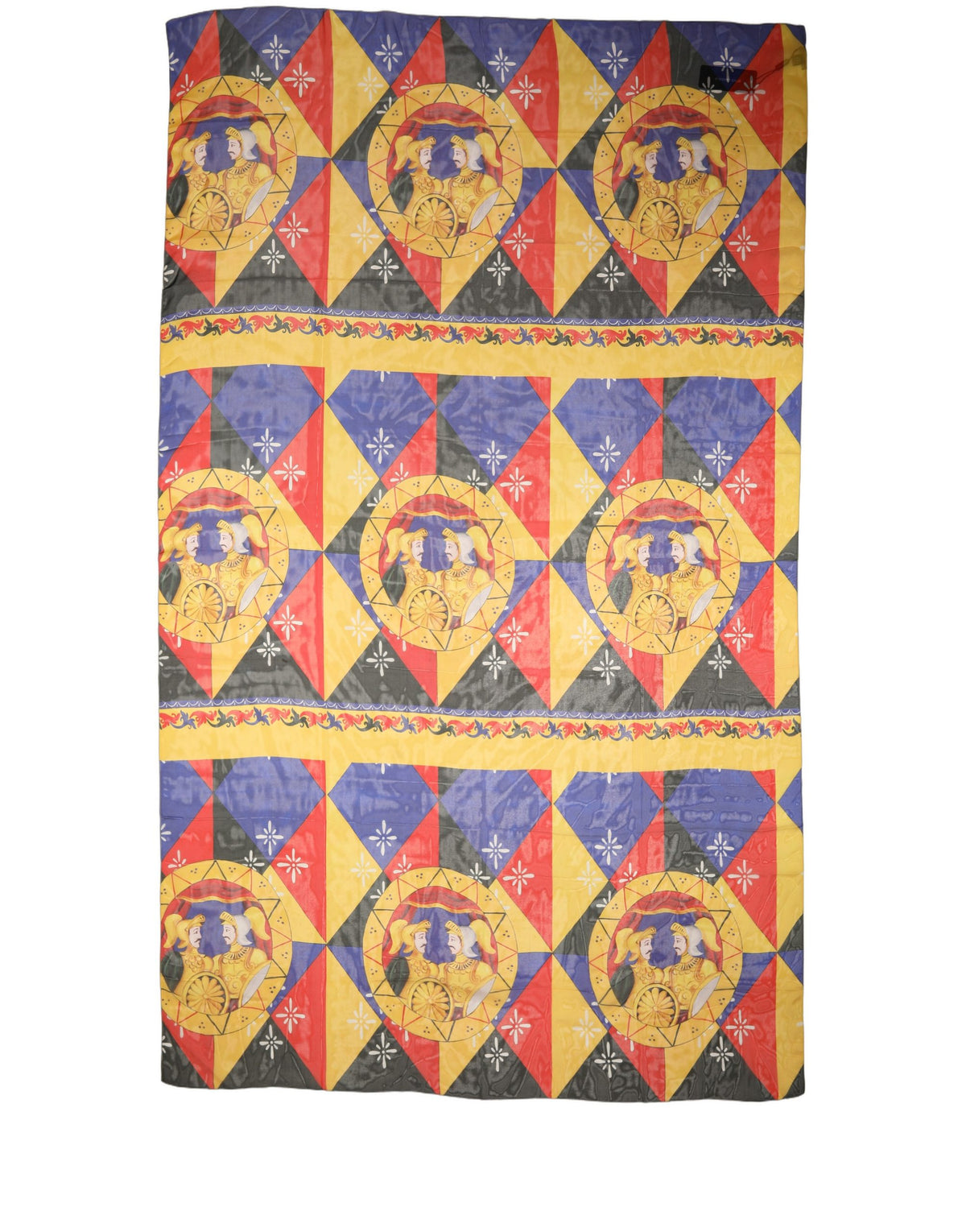 Dolce & Gabbana Multicolor Silk Printed Shawl Stole Scarf