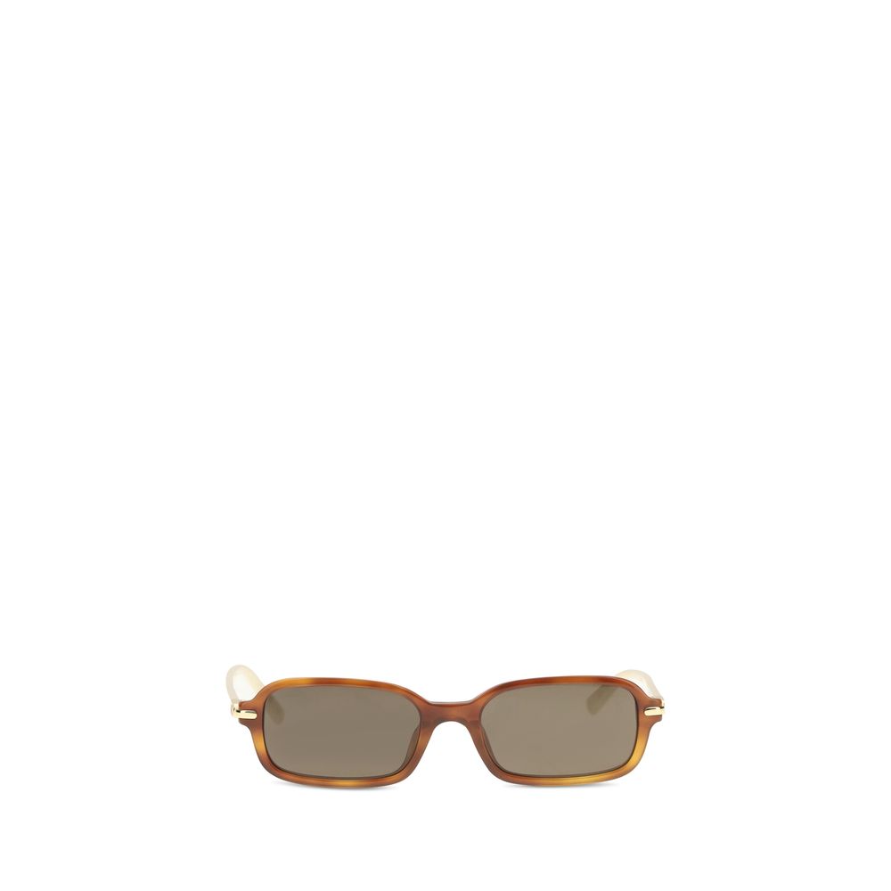 Valentino Garavani Brown Acetate Sunglasses
