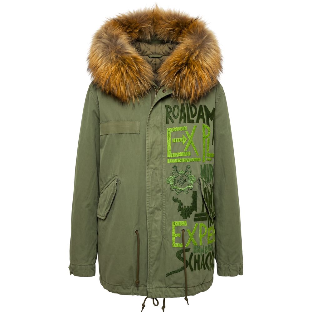 Mr&Mrs Italy Green Cotton Women's Jacket