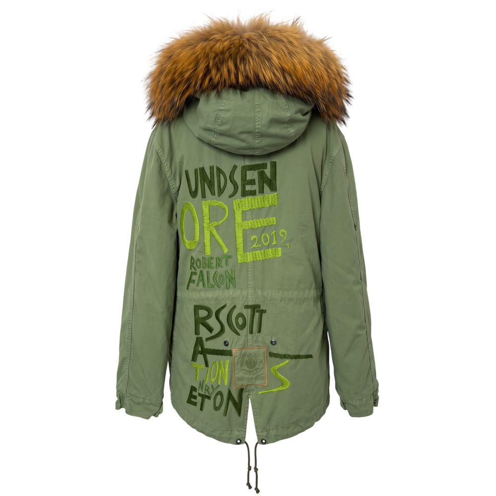 Mr&Mrs Italy Green Cotton Women's Jacket