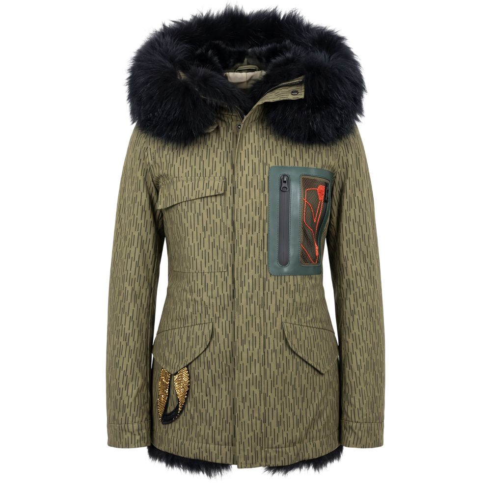Mr&Mrs Italy Green Cotton Women's Jacket
