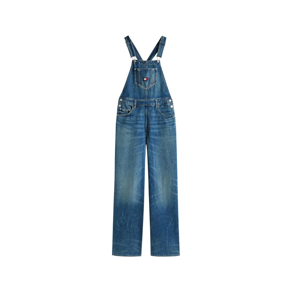 Tommy Hilfiger Jeans Blue Recycled Cotton Jumpsuit