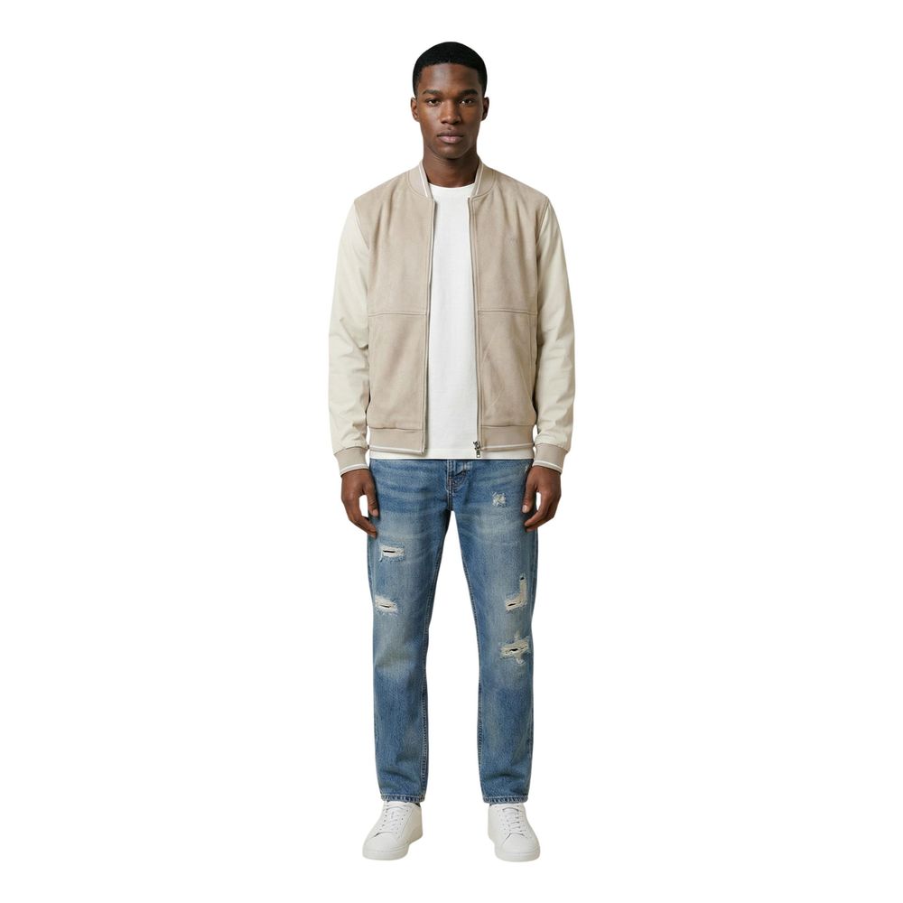 Antony Morato Beige Polyester Bomber