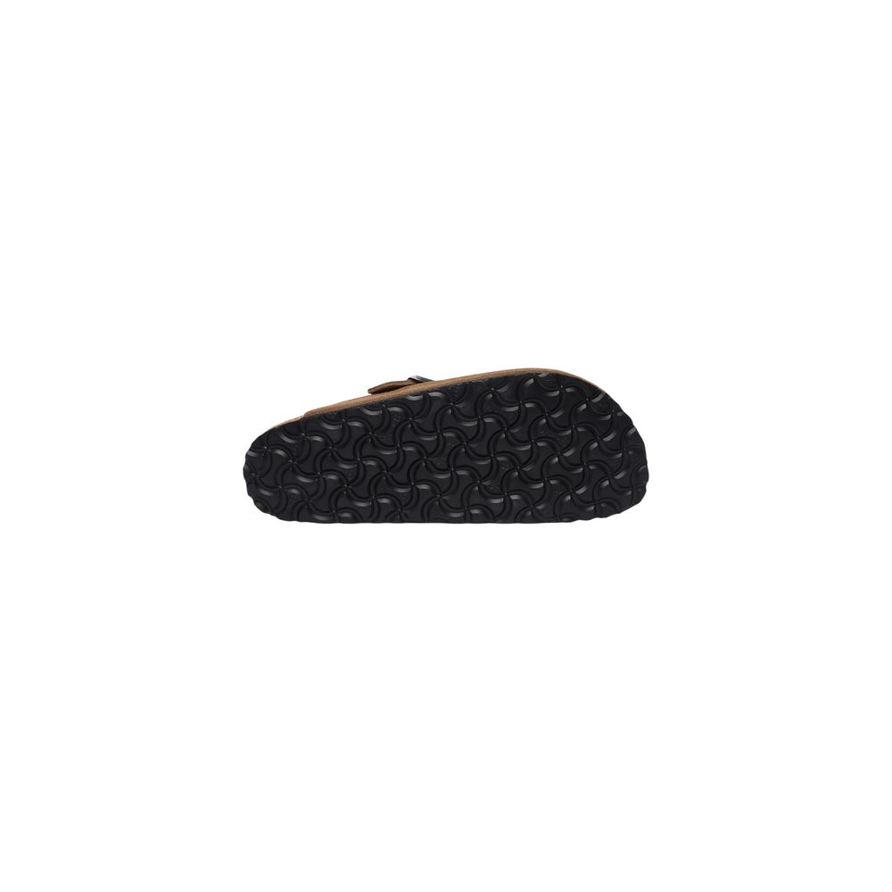 Birkenstock Brown Suede Leather Clogs