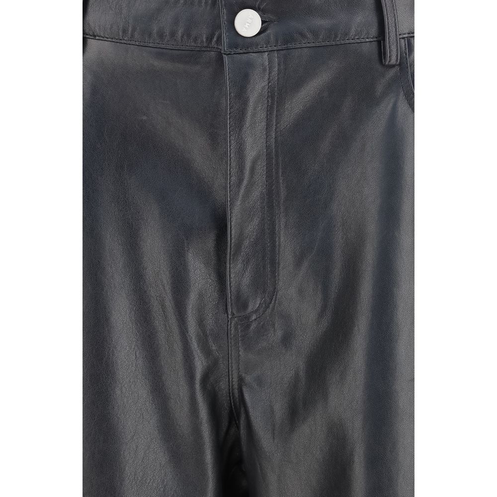 Arma Black Leather Pants