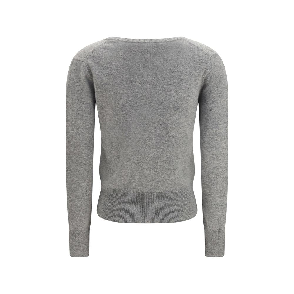 Extreme Cashmere Gray Cashmere Cardigan