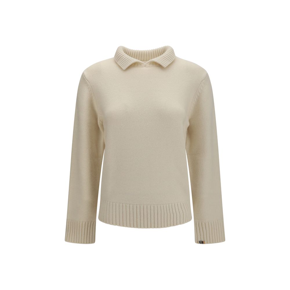 Extreme Cashmere White Cashmere Sweater