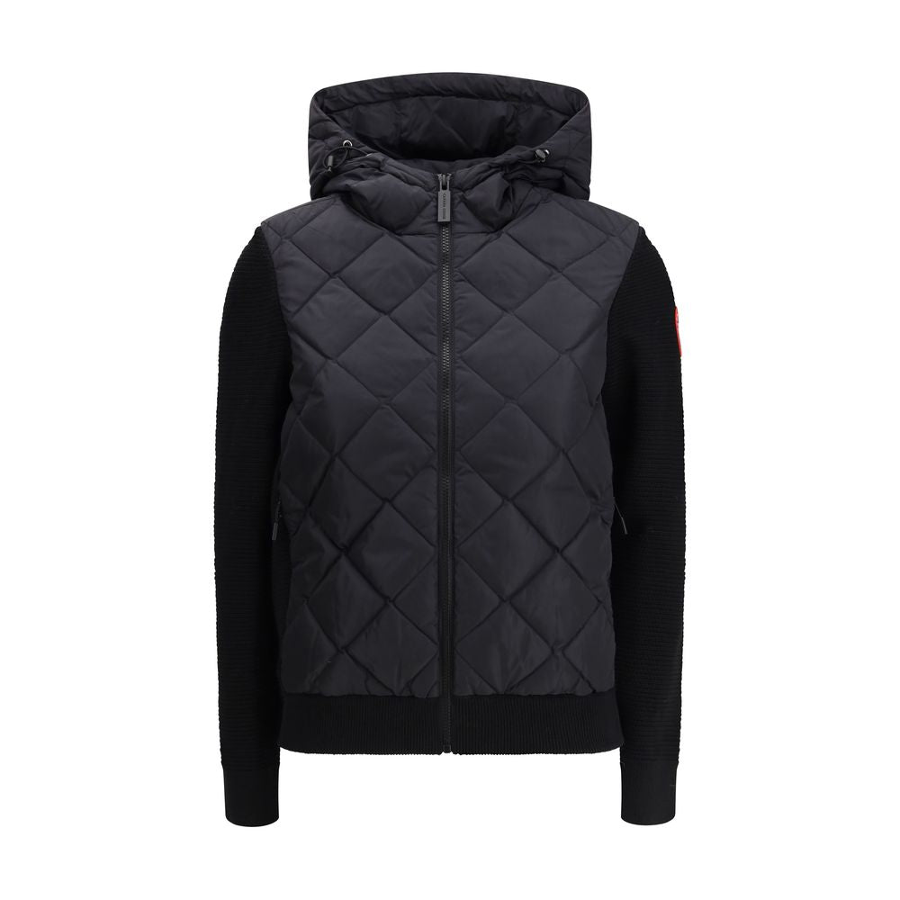 Canada Goose Black Wool Oves Aries Full-Length Jacket