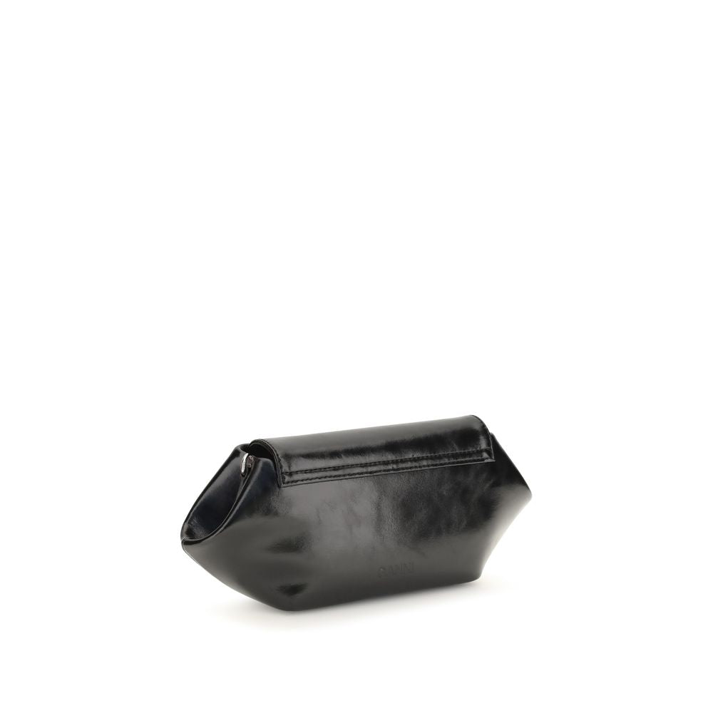 Ganni Black Polyethylene Shoulder Bag