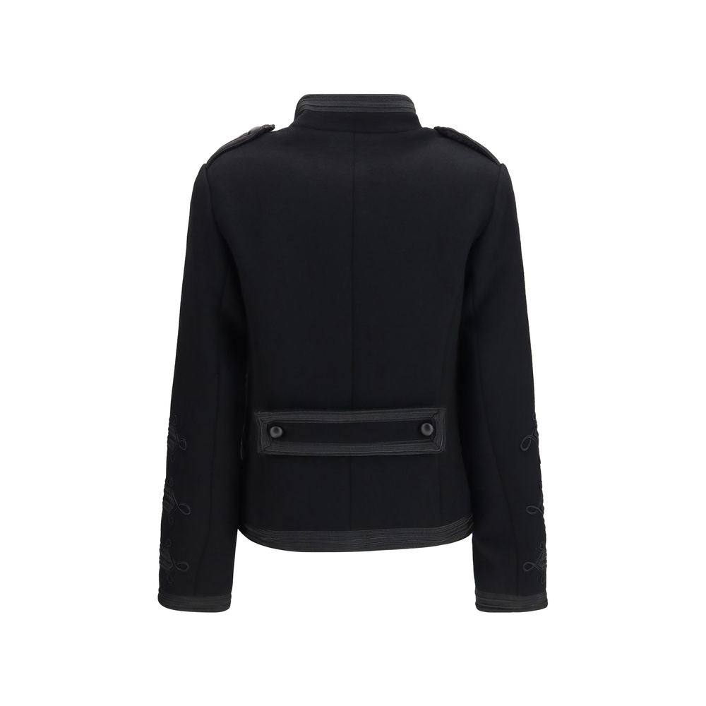 P.A.R.O.S.H. Black Wool Oves Aries Jacket