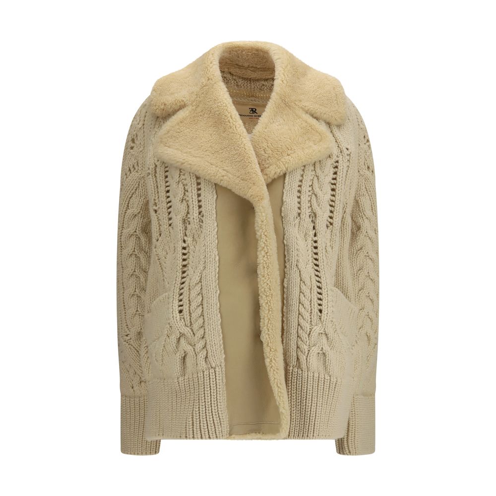 Ermanno Scervino Beige Wool Oves Aries Sweatshirt