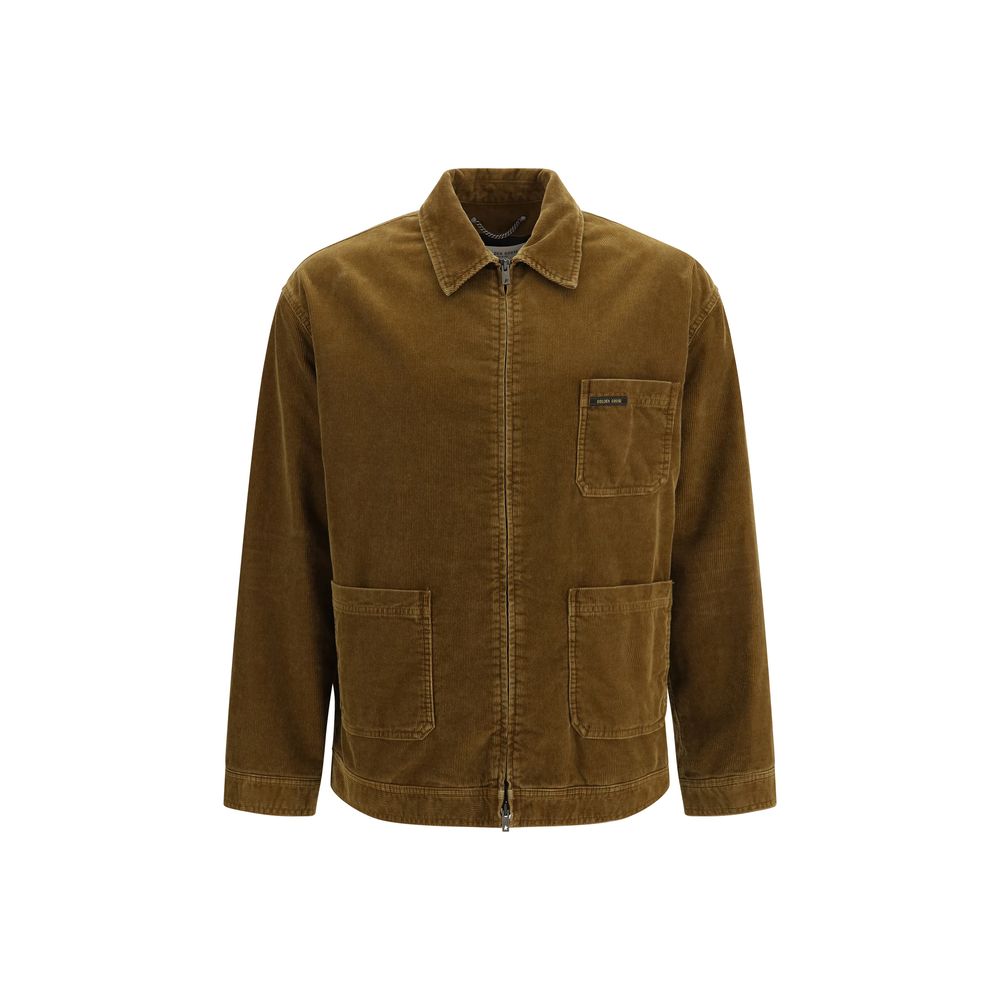 Golden Goose Brown Cotton Full-Length Jacket