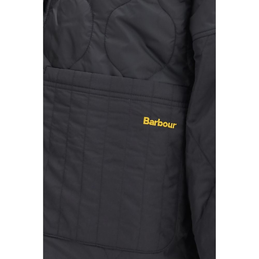 Barbour Black Polyester Bomber
