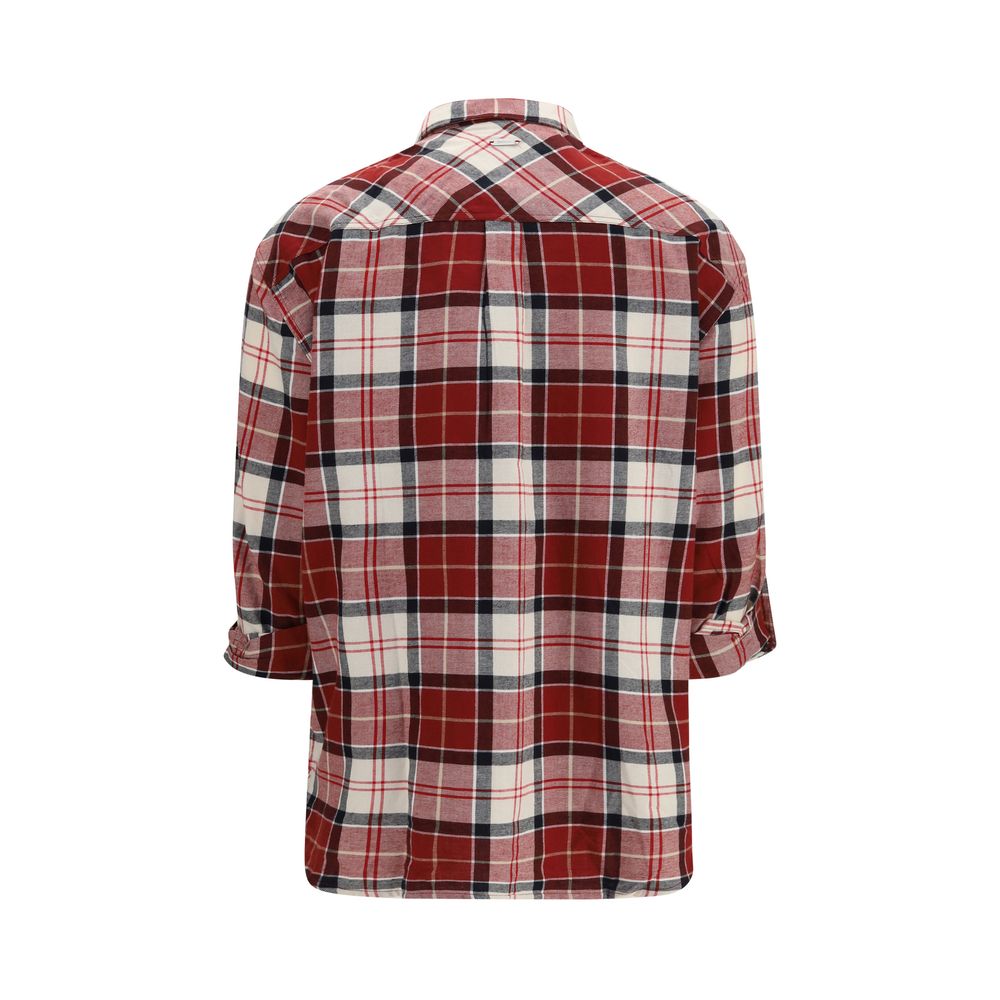 Barbour Red Cotton Pattern Shirt