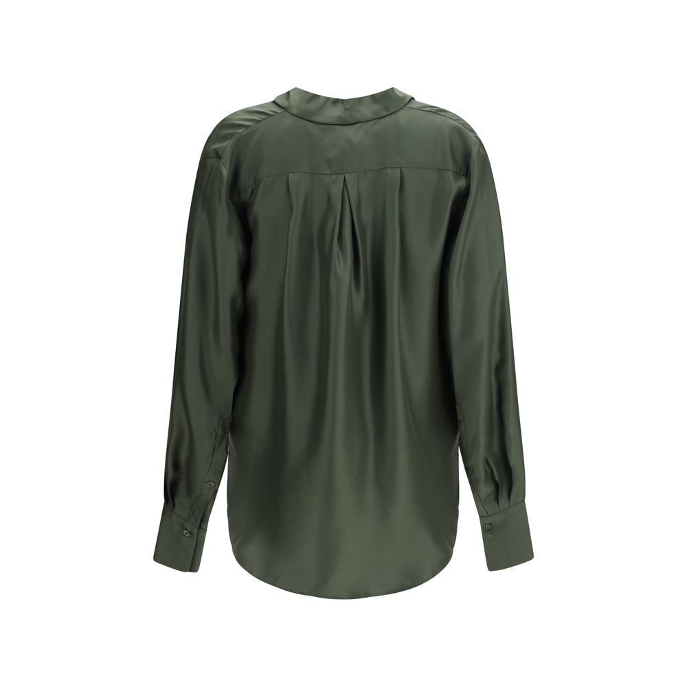 SA SU PHI Bicolor Silk Blouse