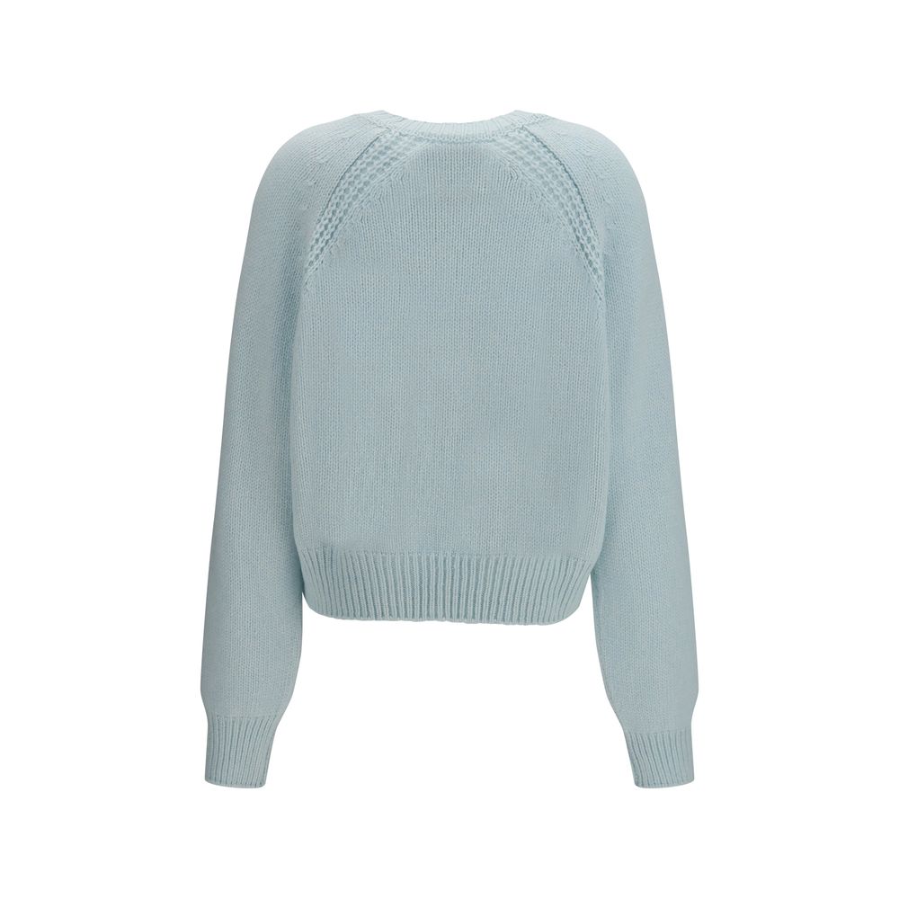 SA SU PHI Blue Cashmere Sweater