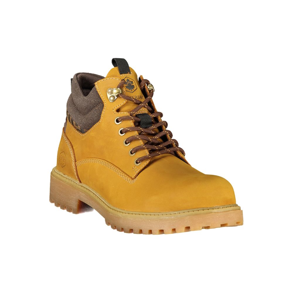 Lumberjack Yellow Leather Mens Sneaker