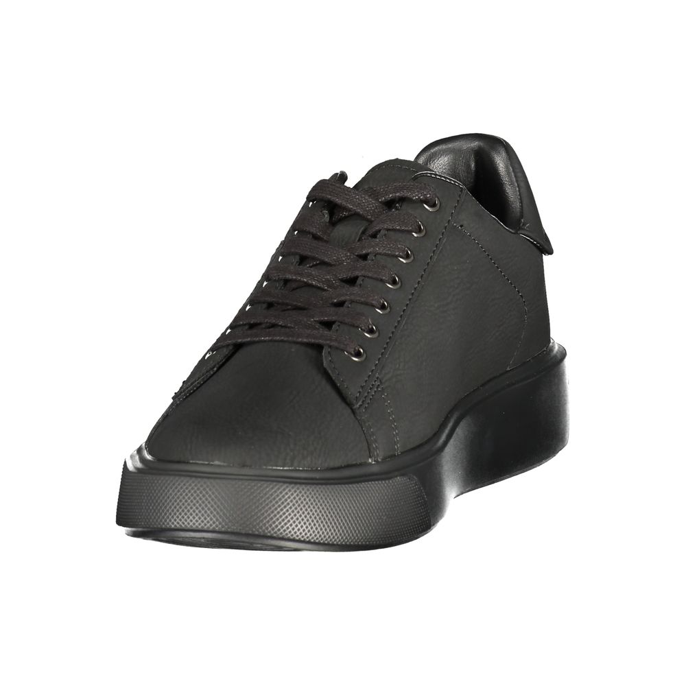 Blauer Black Polyester Athletic Sneakers