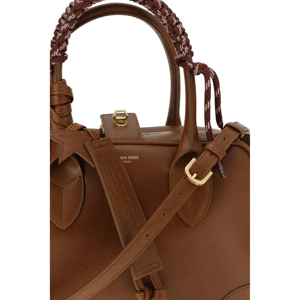Golden Goose Brown Calf Leather Bos Taurus Handbag