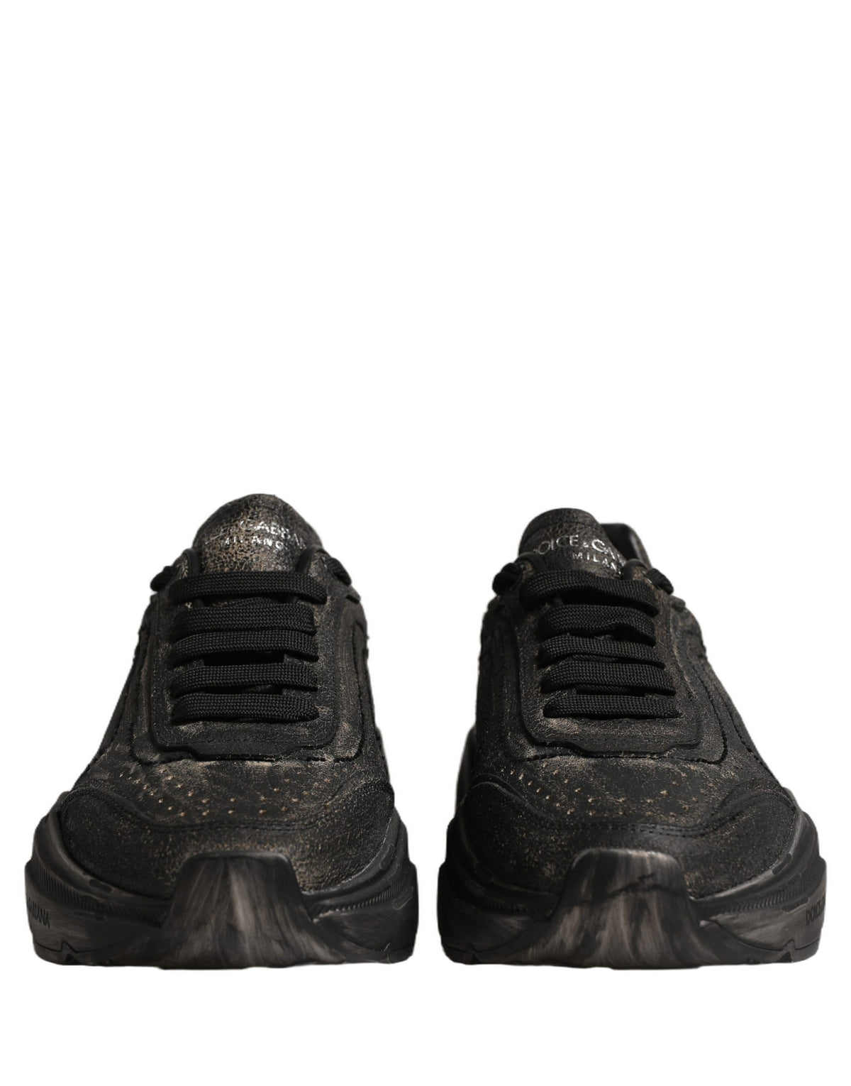 Dolce & Gabbana Black Daymaster Low Top Sneakers Shoes