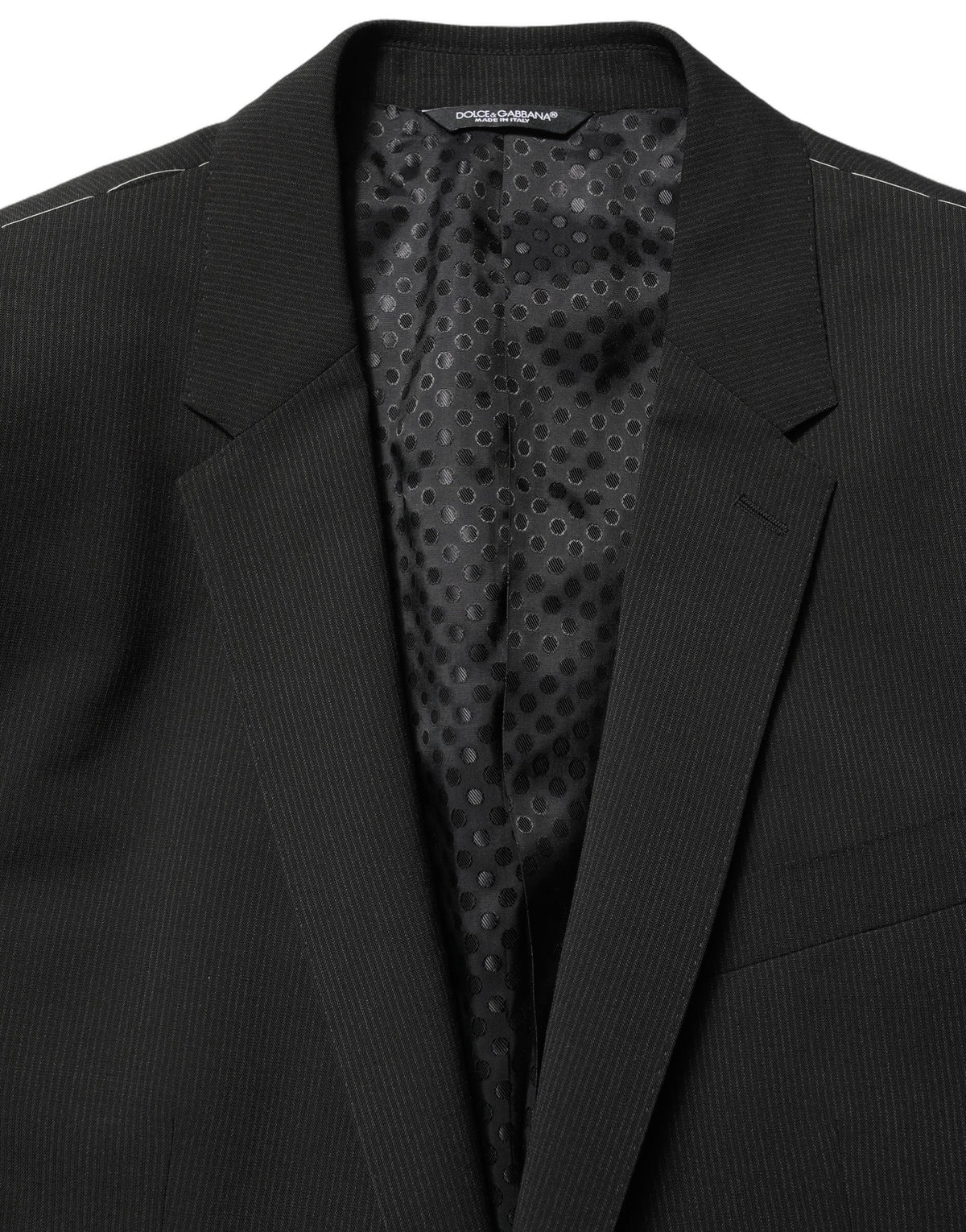 Dolce & Gabbana Dark Gray MARTINI Men Single Breasted Jacket