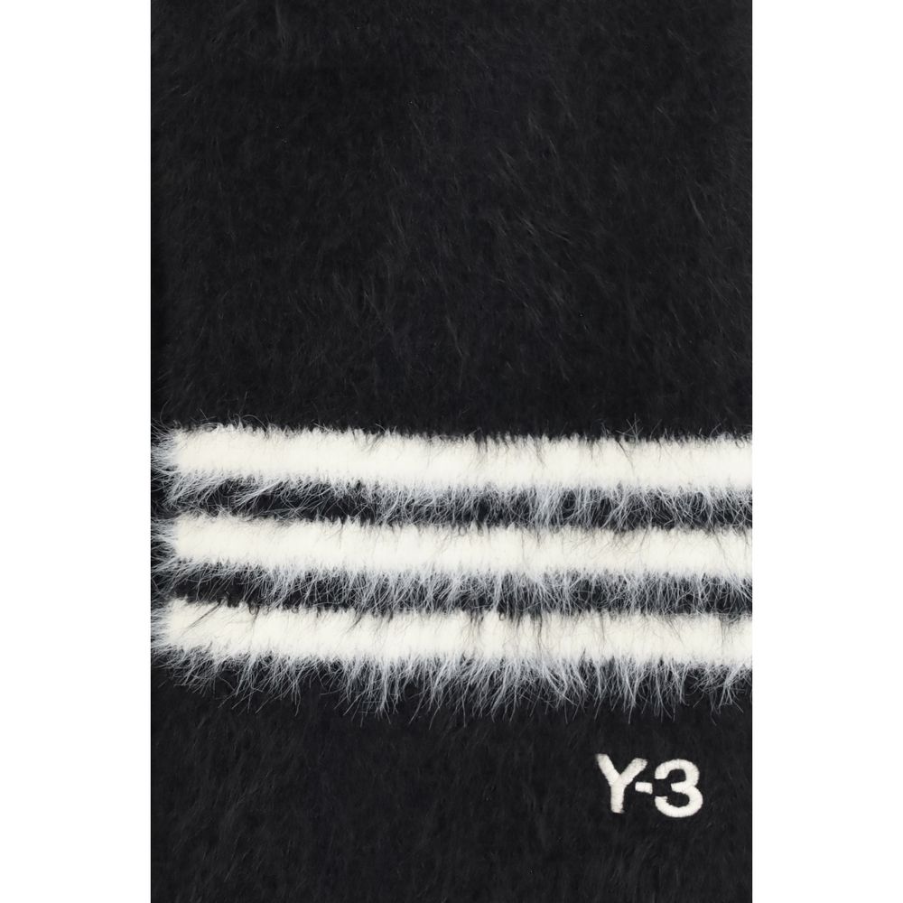 Y-3 Black Recycled Polyamide Scarf