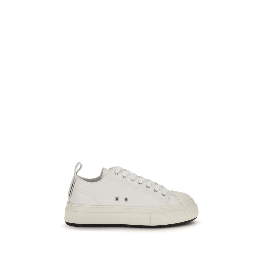 Dsquared² White Polyethylene Platform Sneakers